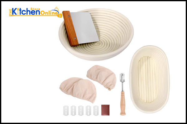 2. Bread Proofing Basket Set by TNELTUEB