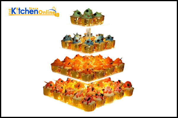 5. Acrylic Cupcake Tower Display by YestBuy Store