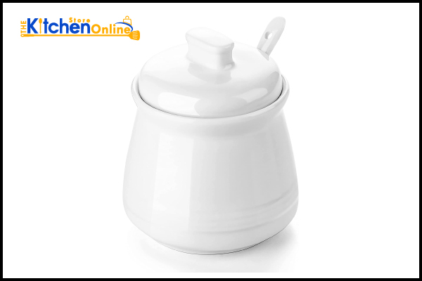 5. DOWAN Porcelain Sugar Bowl