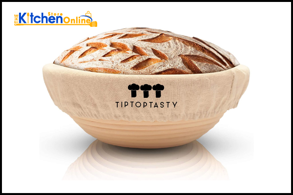 6. Banneton Bread Proofing Basket by TipTopTasty