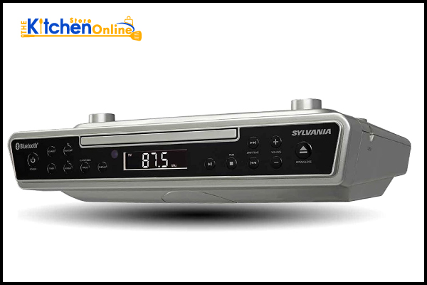 6. SYLVANIA SKCR2713 Under Counter CD Player with Radio and Bluetooth