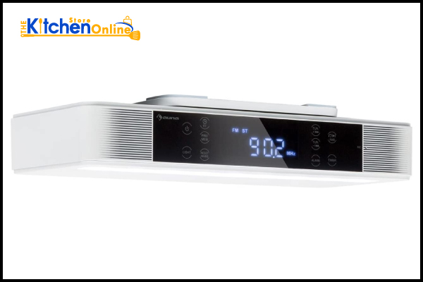 7. Auna KR– 140 Kitchen Radio with Bluetooth and LED Work Surface Lighting